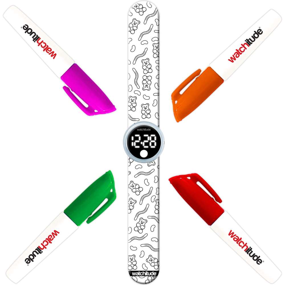 Watchitude - Kids Color Me Digital Slap Watch - Gummies