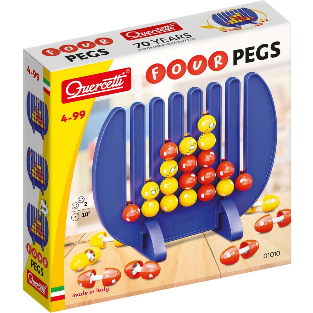 Quercetti Four Pegs Game