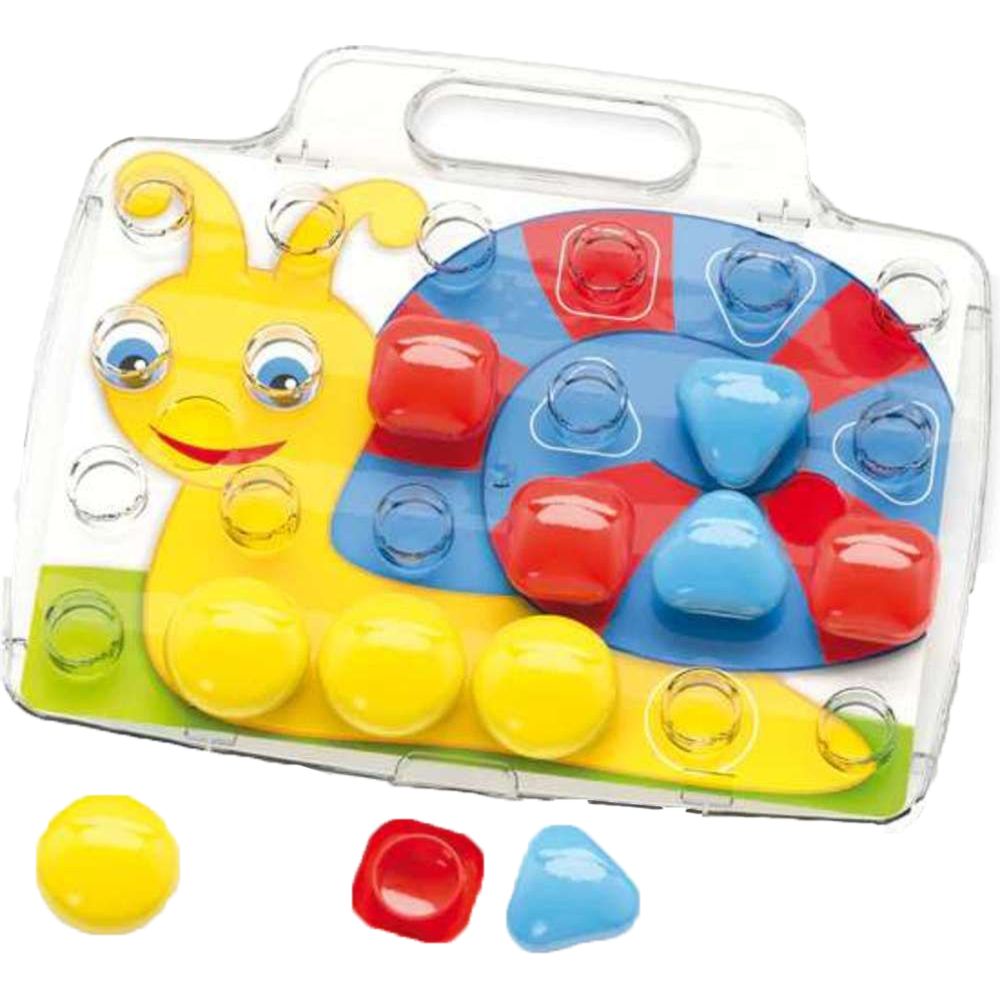 Quercetti Fantacolor Baby Mosaic Game - 33 Pc Set