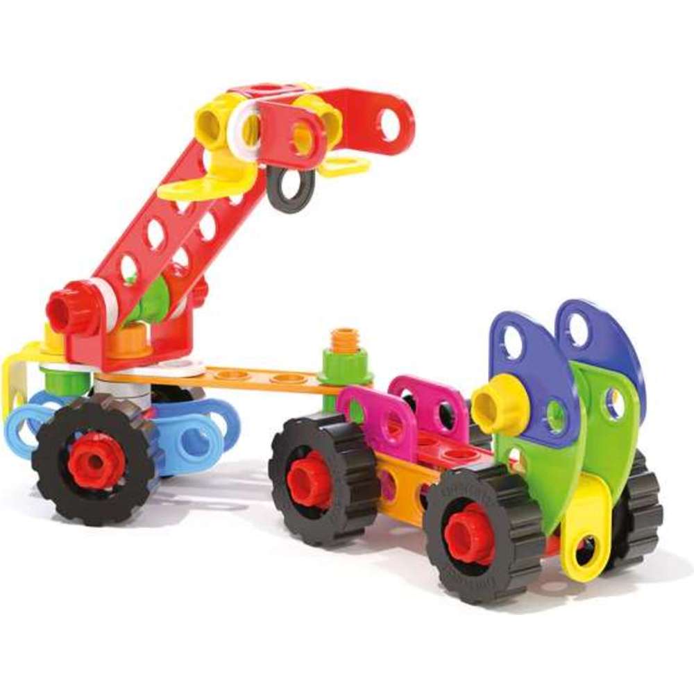 Quercetti Tecno Jumbo Toolbox - 86 Pc Set