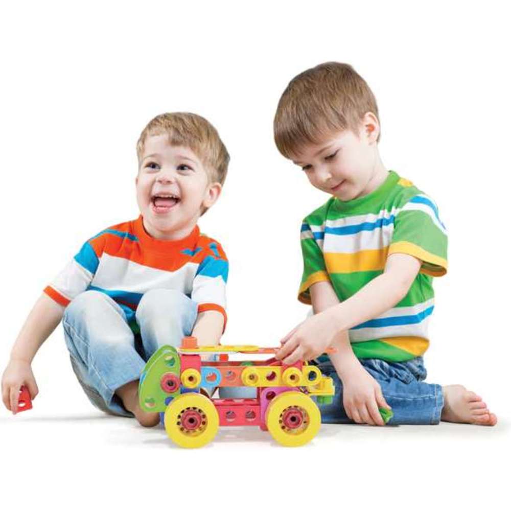 Quercetti Tecno Jumbo Construction Set - 72 Pc Set