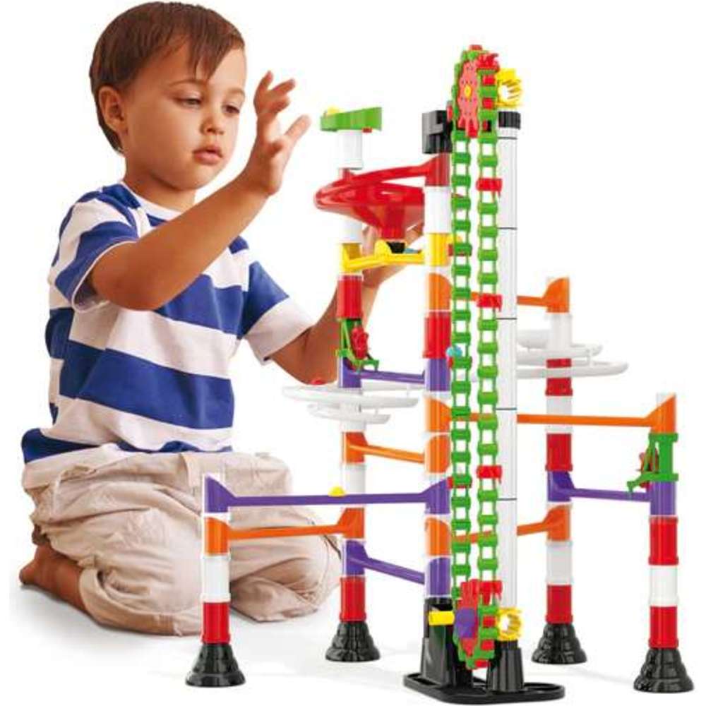 Quercetti Migoga Marble Run Elevator Game - 150 Pc Set