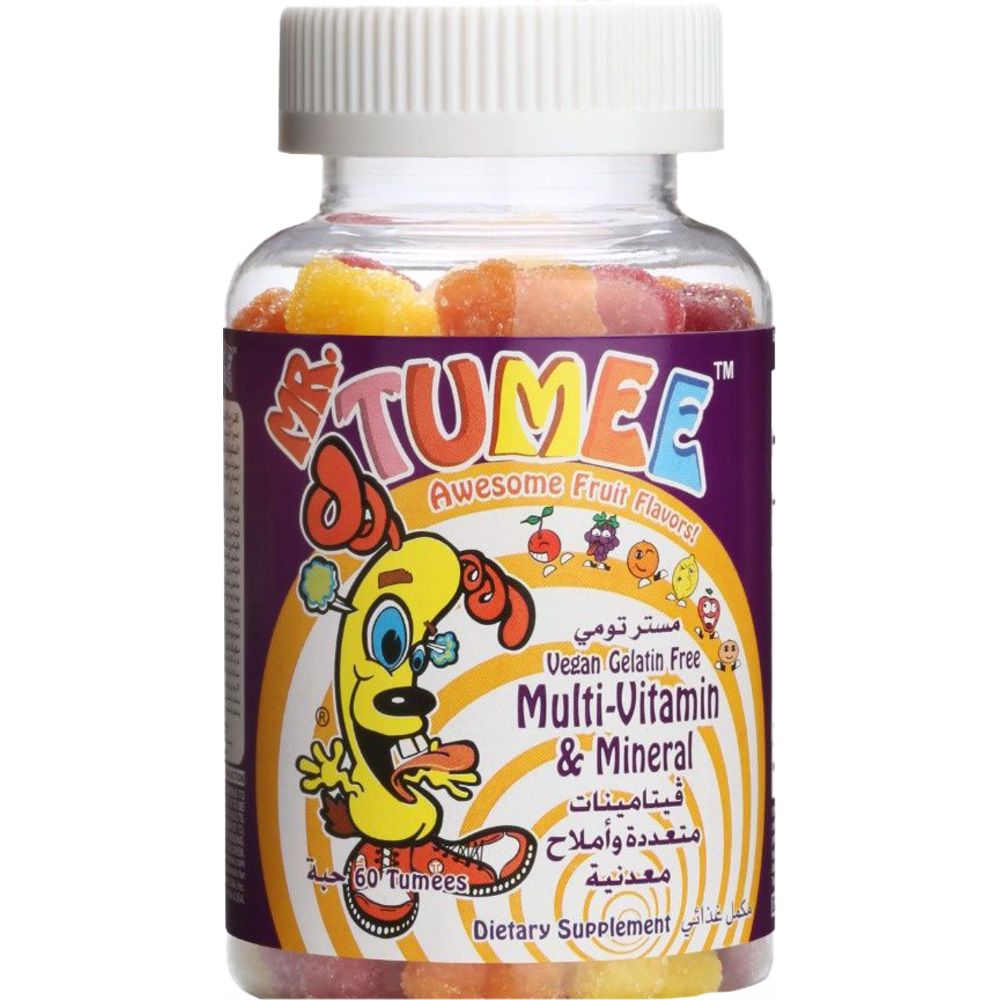 زانون - مستر تومي علكات متعددة الفيتامينات والمعادن - 60 قطعة