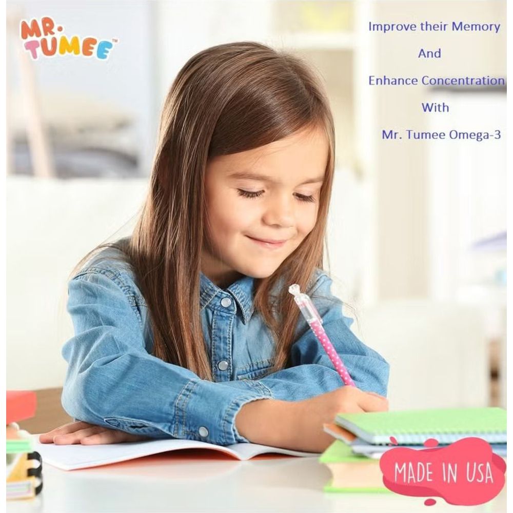 زانون - مستر تومي علكات DHA وأوميجا 3 - نكهة الفواكه - 60 قطعة