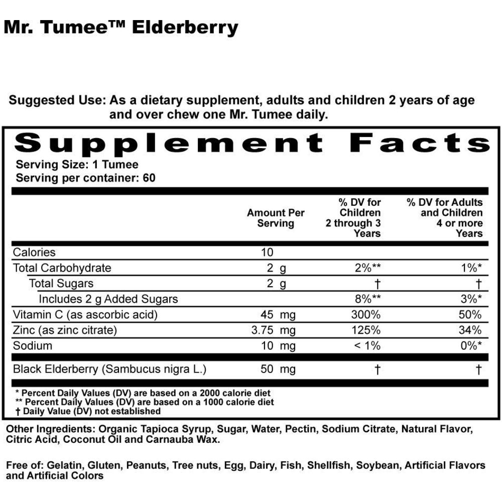 زانون - مستر تومي، علكات مكملات غذائية بنكهة البلسان - 60 قطعة