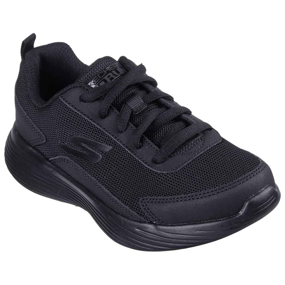 Skechers - Lightweight Lace Up Sneakers - Black