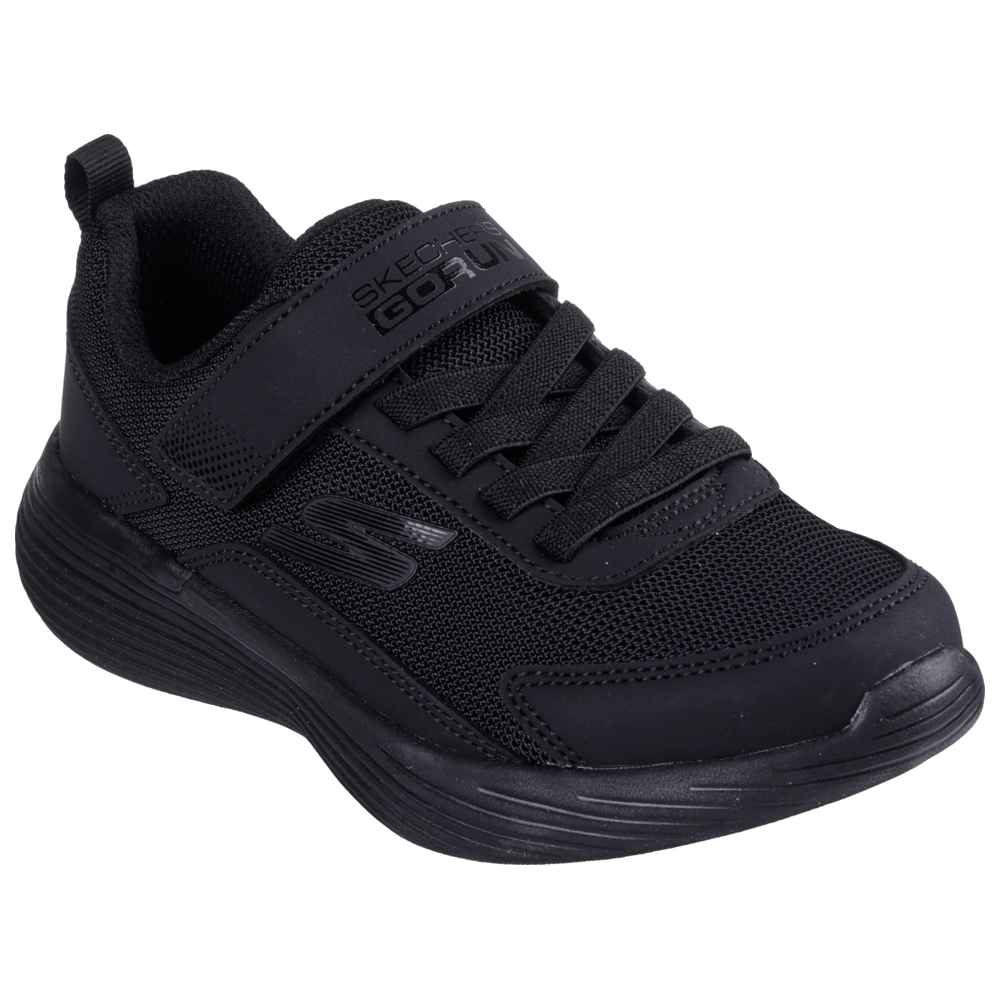 Skechers - Lightweight Gore & Strap Sneakers - Black