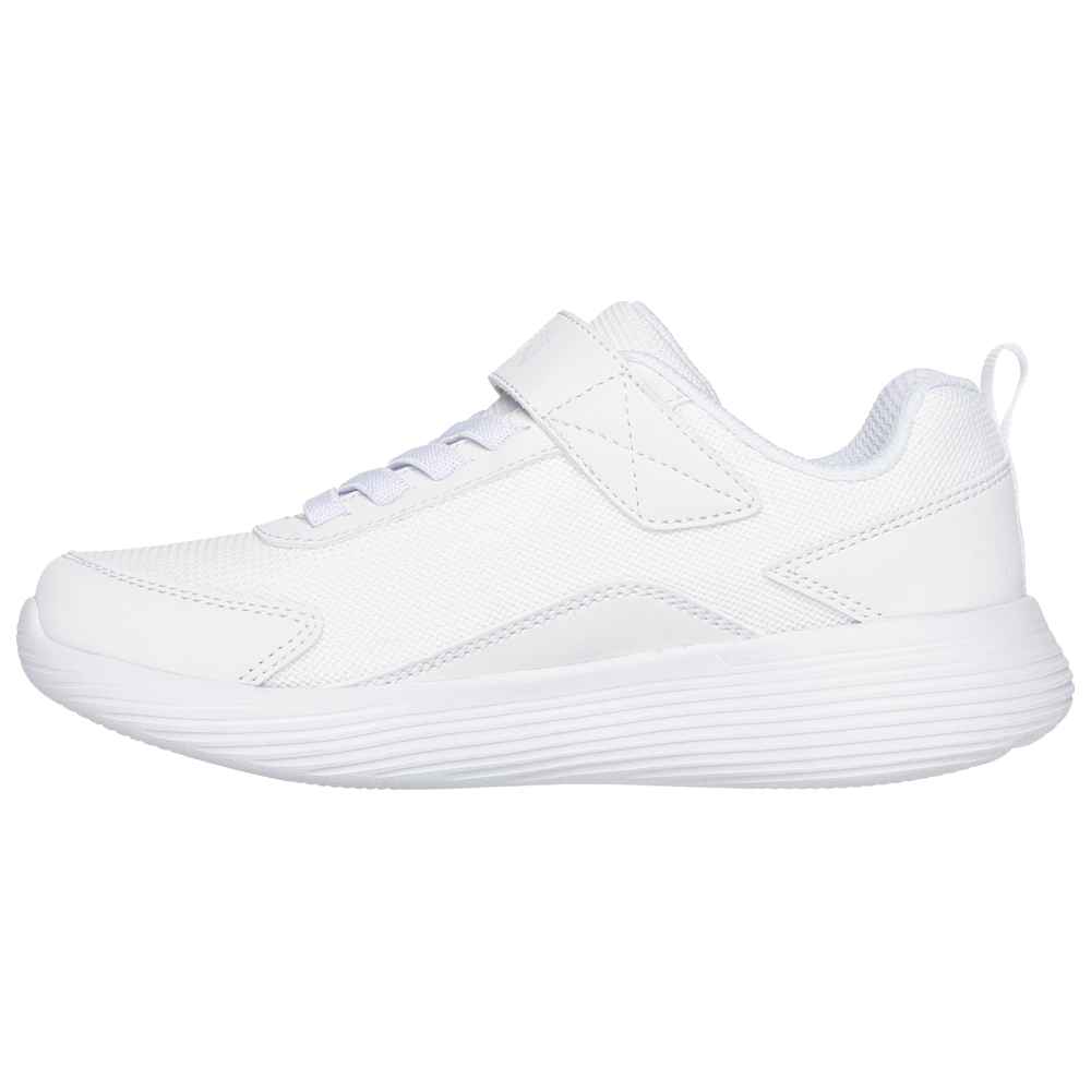 سكيتشرز – حذاء رياضي بخفة الوزن وسير مطاطي – أبيض