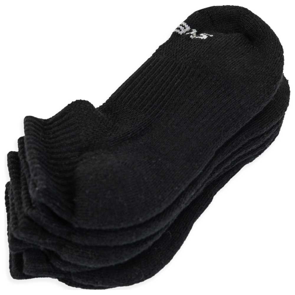 Skechers - Unisex Terry Quarter Crew Socks - Black - Pack of 3