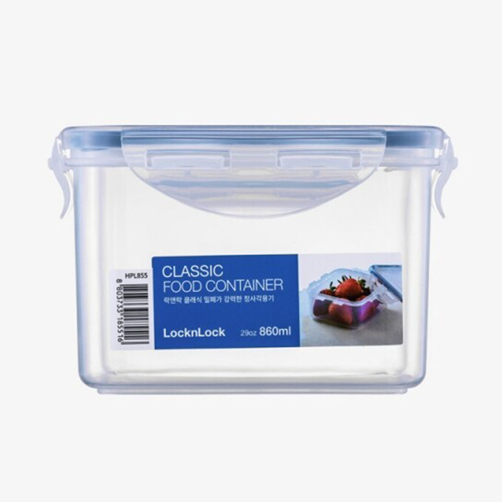 لوكن لوك - حافظة طعام مربعة - 860 مل