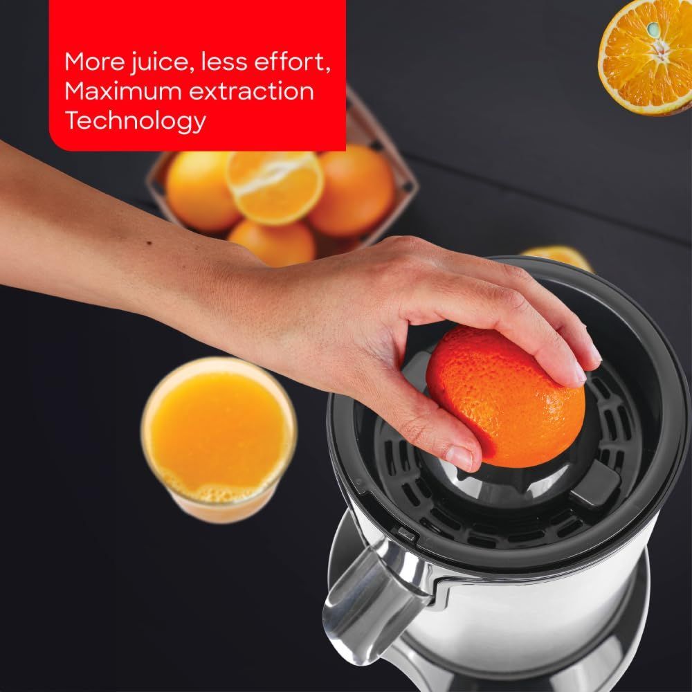 Sanford - Citrus Juicer With Adjustable Pulp Filter - Silver - 170 W