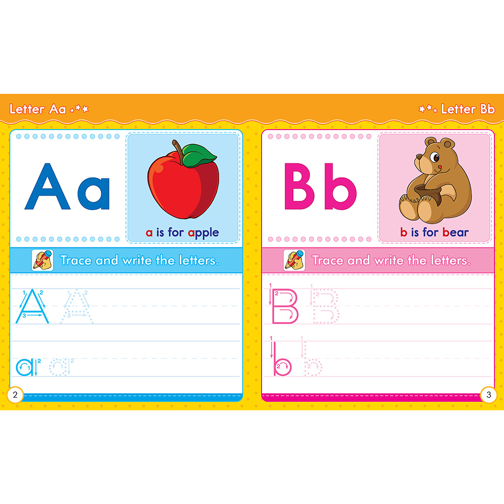 كتابي للأنشطة الأبجدية باللغة الإنجليزية