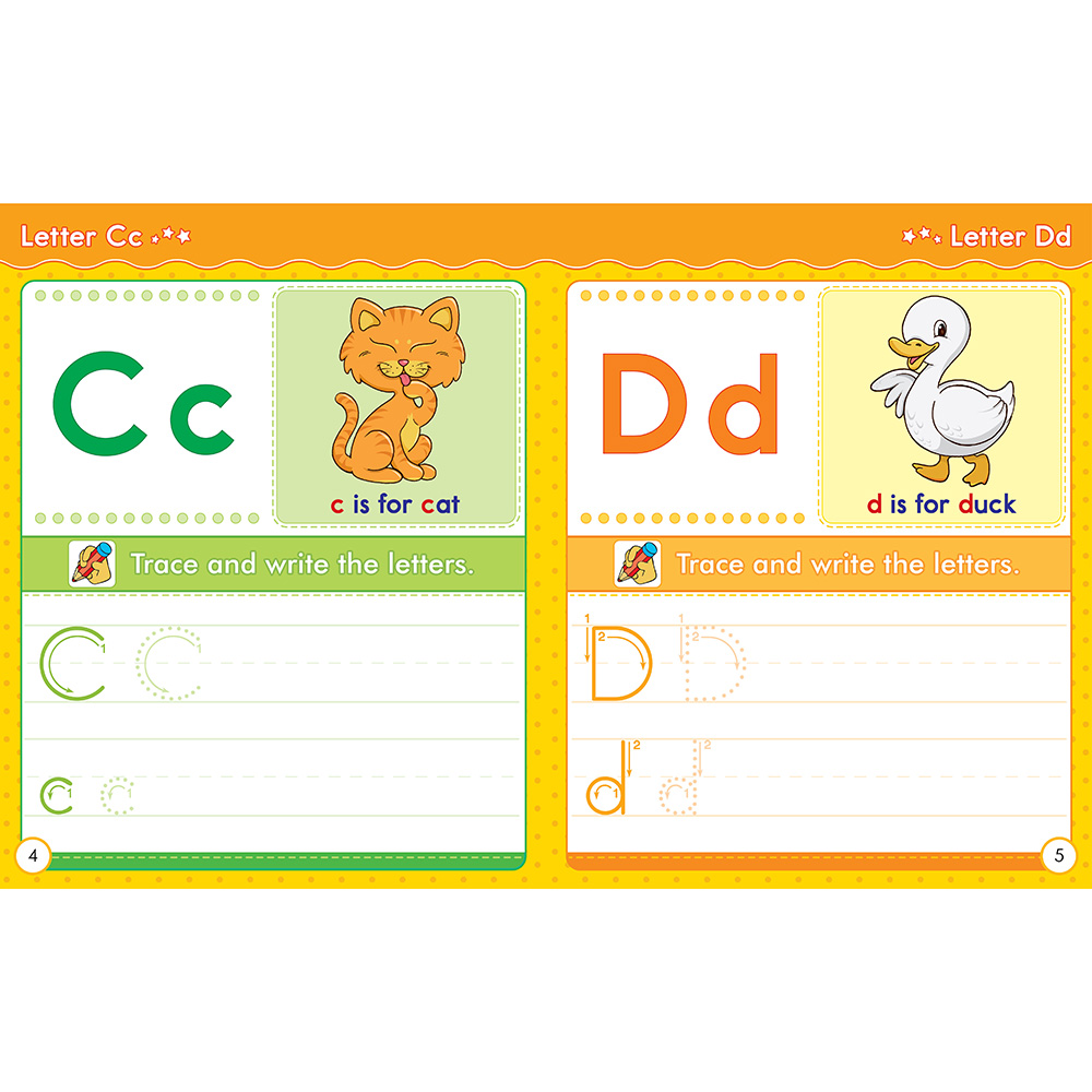 كتابي للأنشطة الأبجدية باللغة الإنجليزية