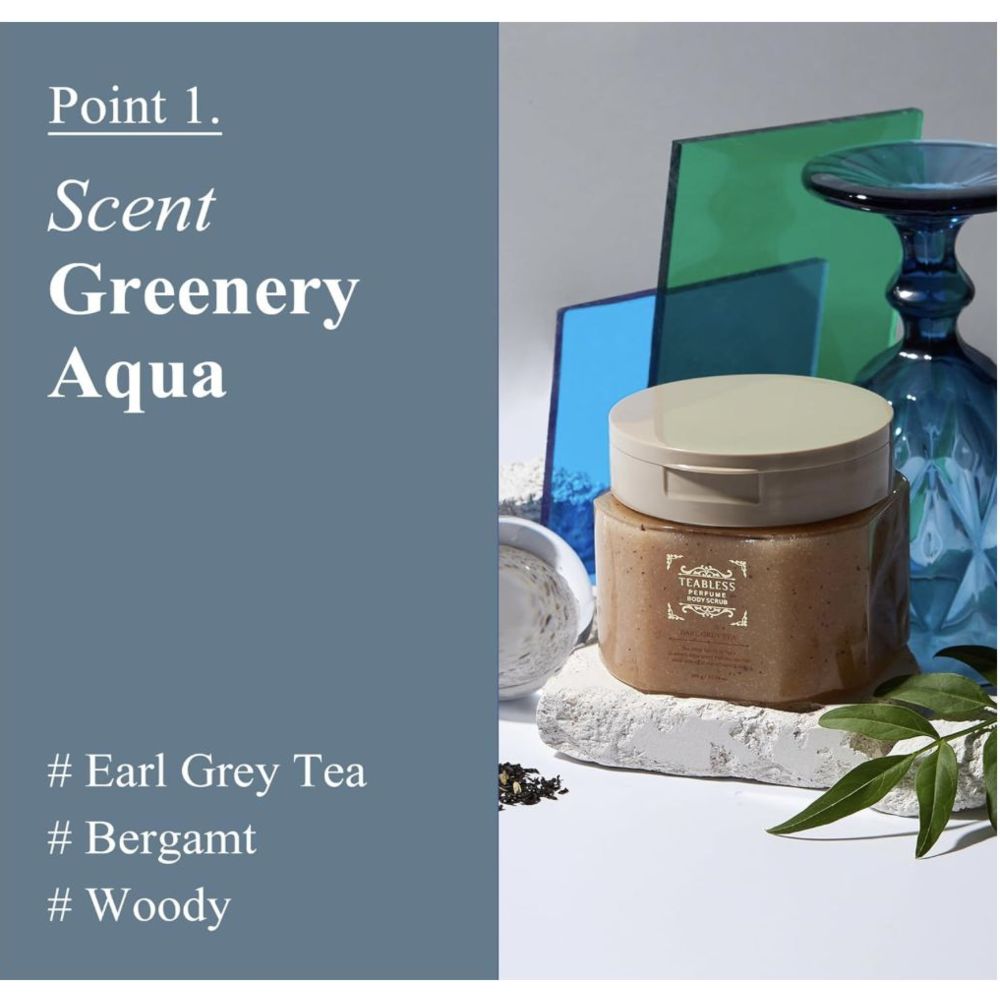 Teabless - Perfume Body Scrub - Earl Grey Tea - 300 gm