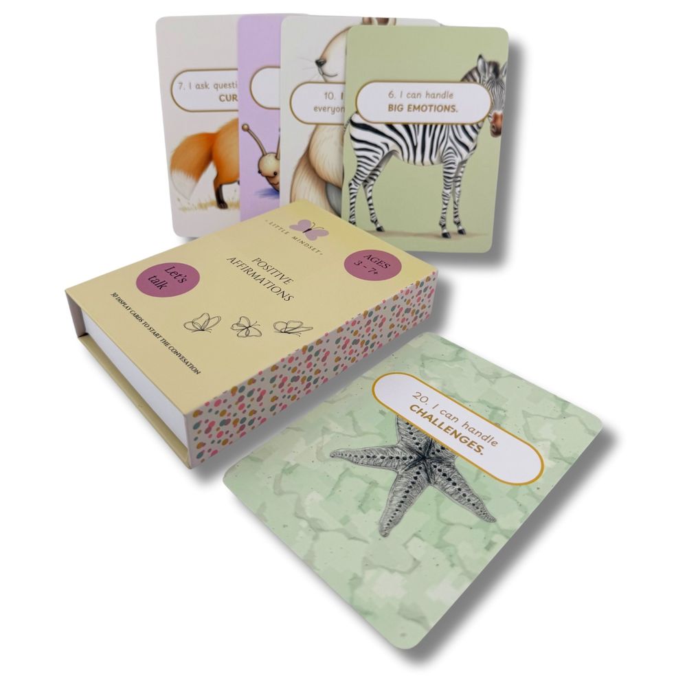 Little Mindset - Positive Affirmation Flashcards - 30 Cards