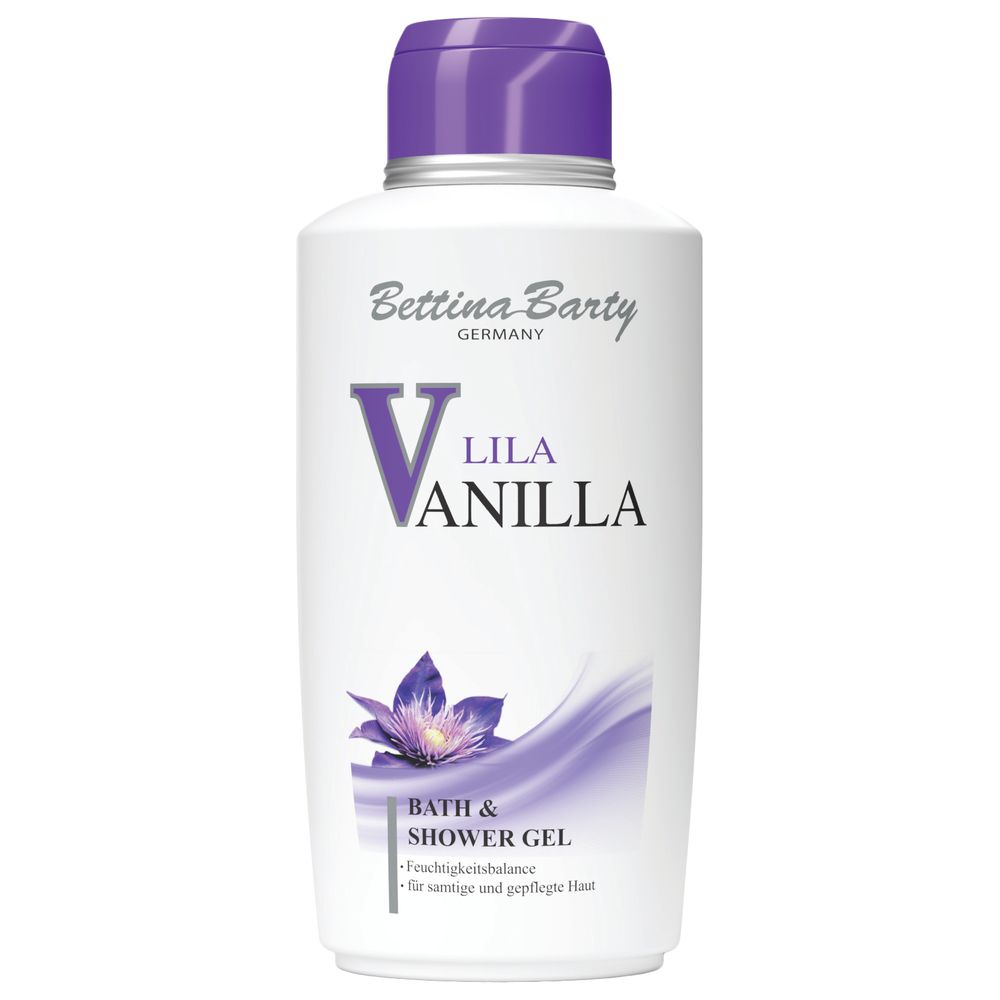 Bettina Barty Lila Vanilla Bath & Shower Gel - 500 ml