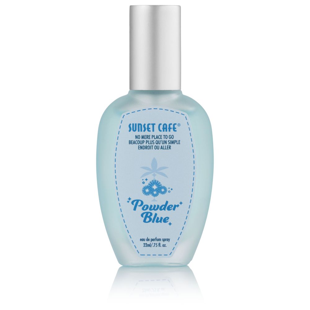 Sunset Cafe Eau De Parfum Spray - Powder Blue