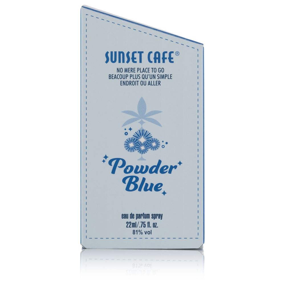 Sunset Cafe Eau De Parfum Spray - Powder Blue