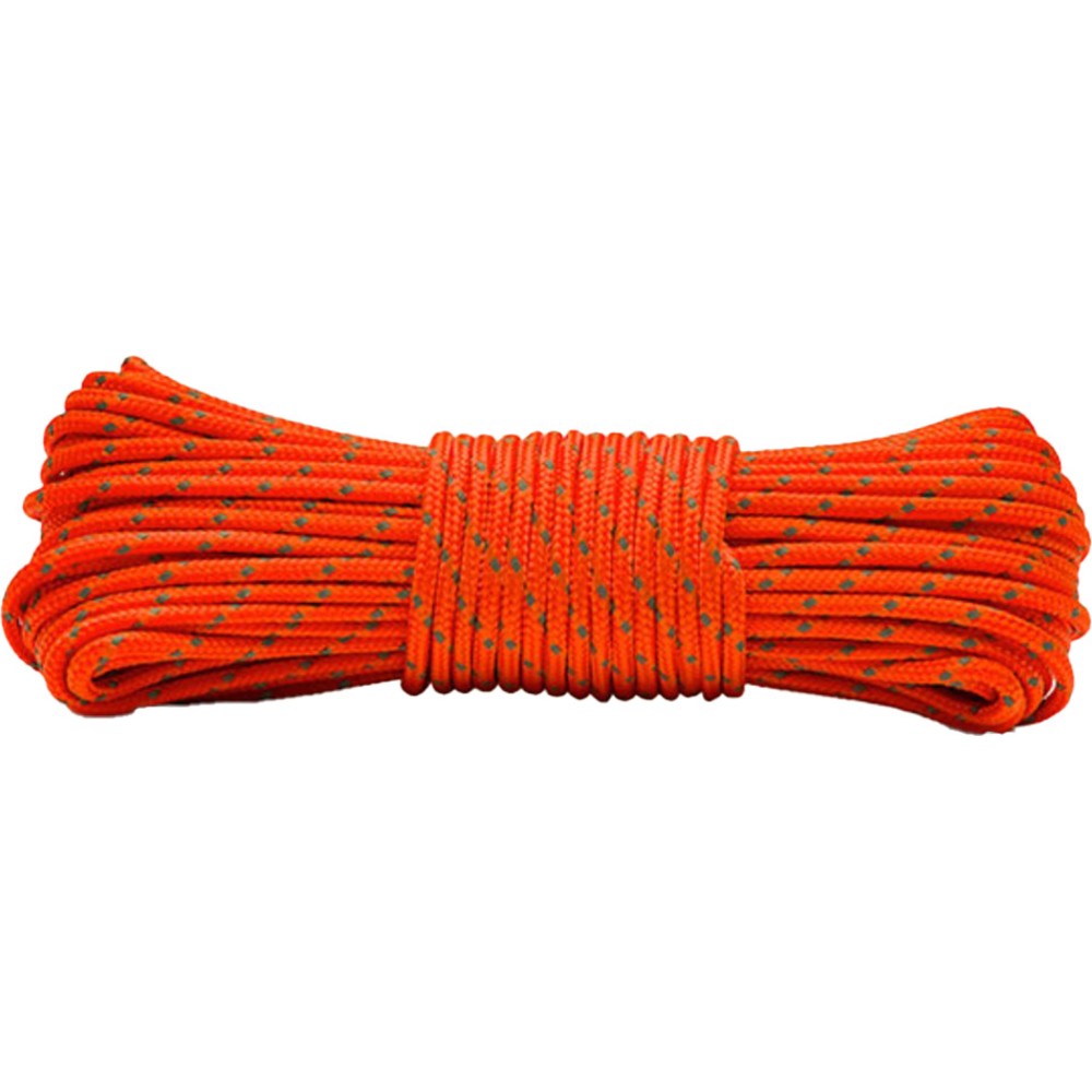 Sol Fire Lite Utility Reflective Tinder Cord - Orange - 50 Ft