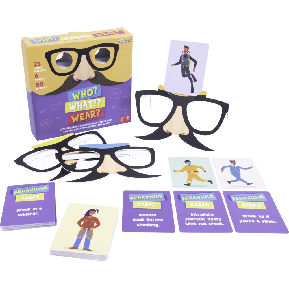 ابتكارات فيز - من، ماذا، يرتدي؟ لعبة التخمين العائلية المثالية