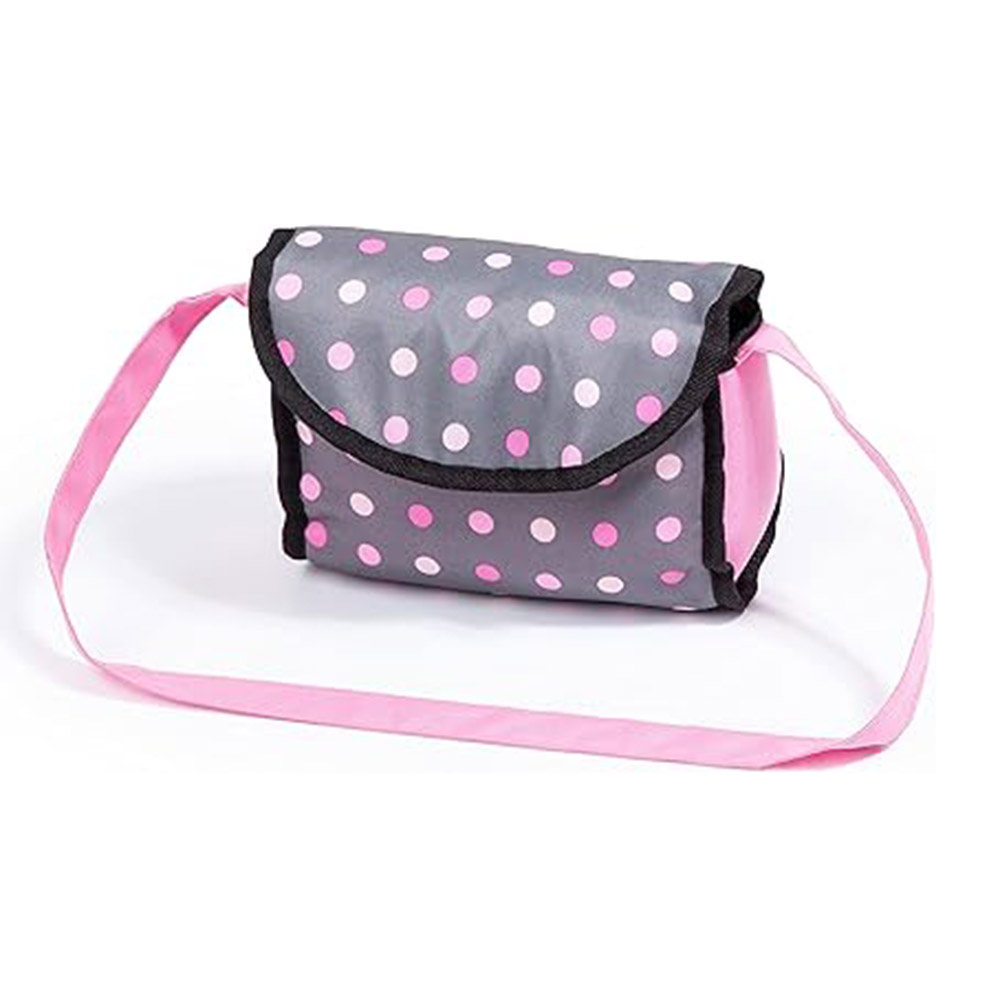 باير - عربة أطفال سمارتي بيبي دول مع لهاية ومجموعة تغذية - وردي - مجموعة من 11 قطعة