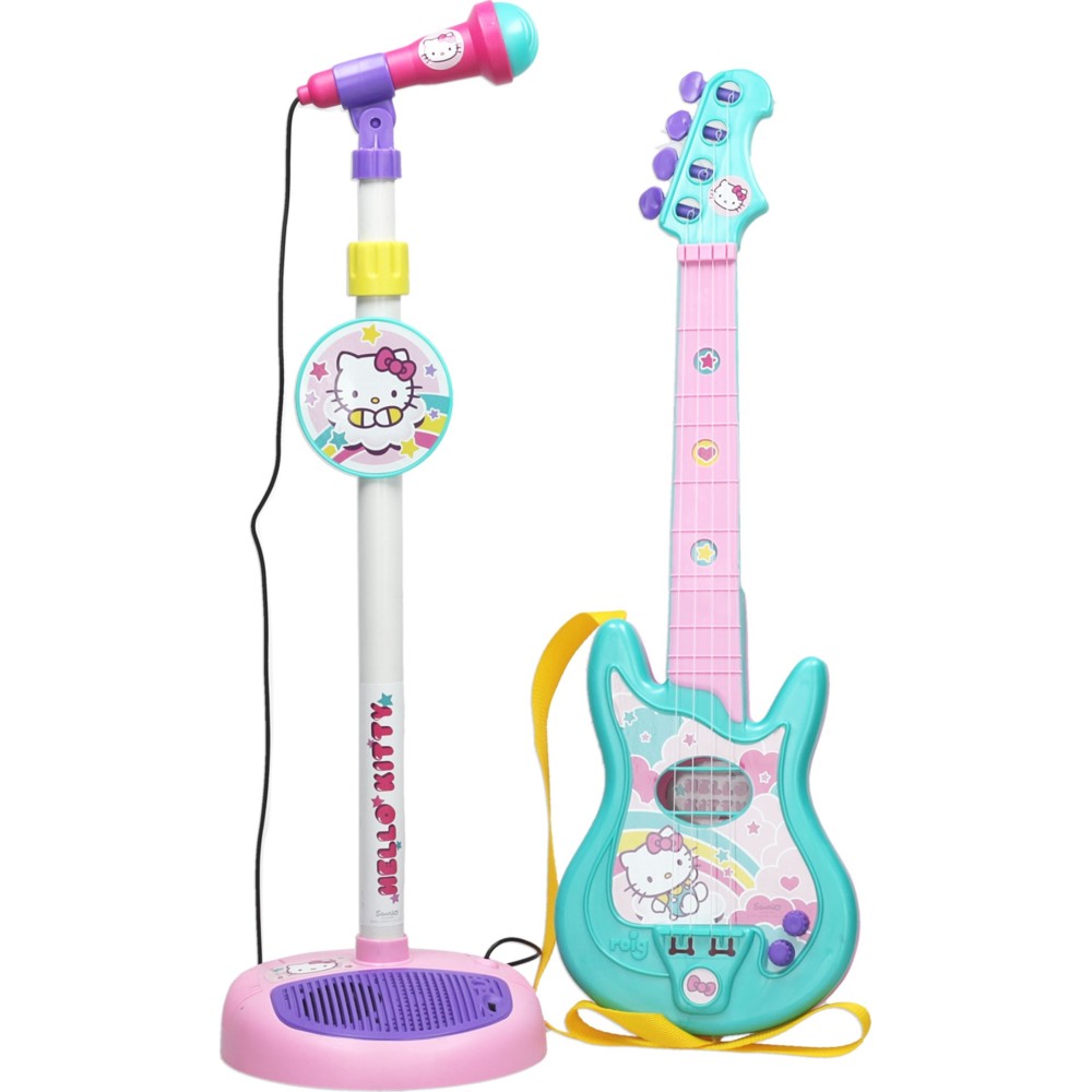 Hello Kitty - Microphone And Guitar Set
