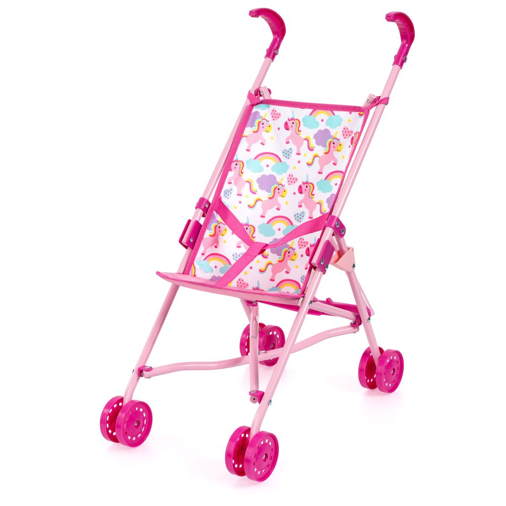 باير - دمية طفل مع عربة أطفال وملحقاتها - 30 سم - طقم من 7 قطع