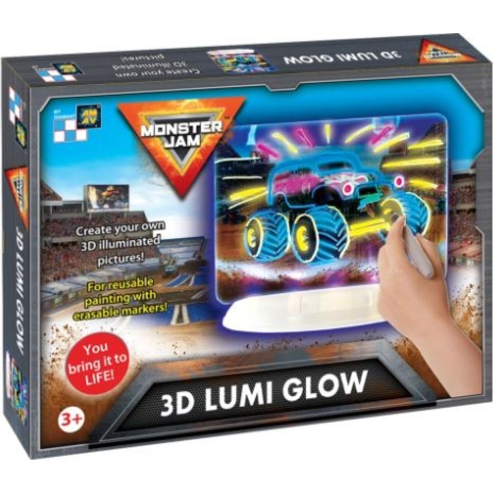 Monster Jam - 3D Lumi Glow Pad
