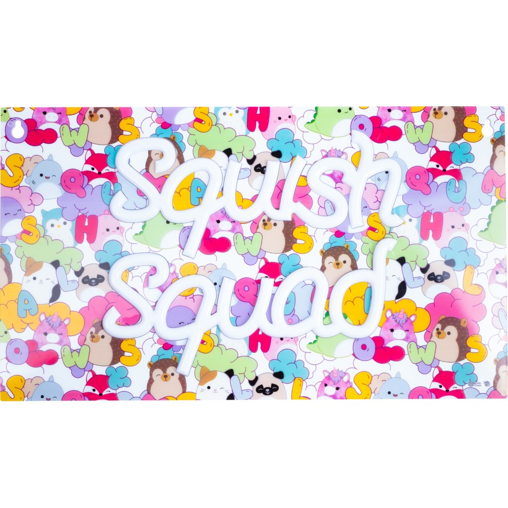 Squishmallows - USB Powered Squish Squad Neon Wall Light