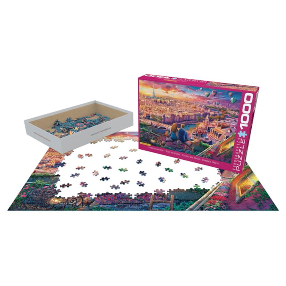 Eurographics Toys - Paris Rooftop Puzzle Set - 1000 Pcs