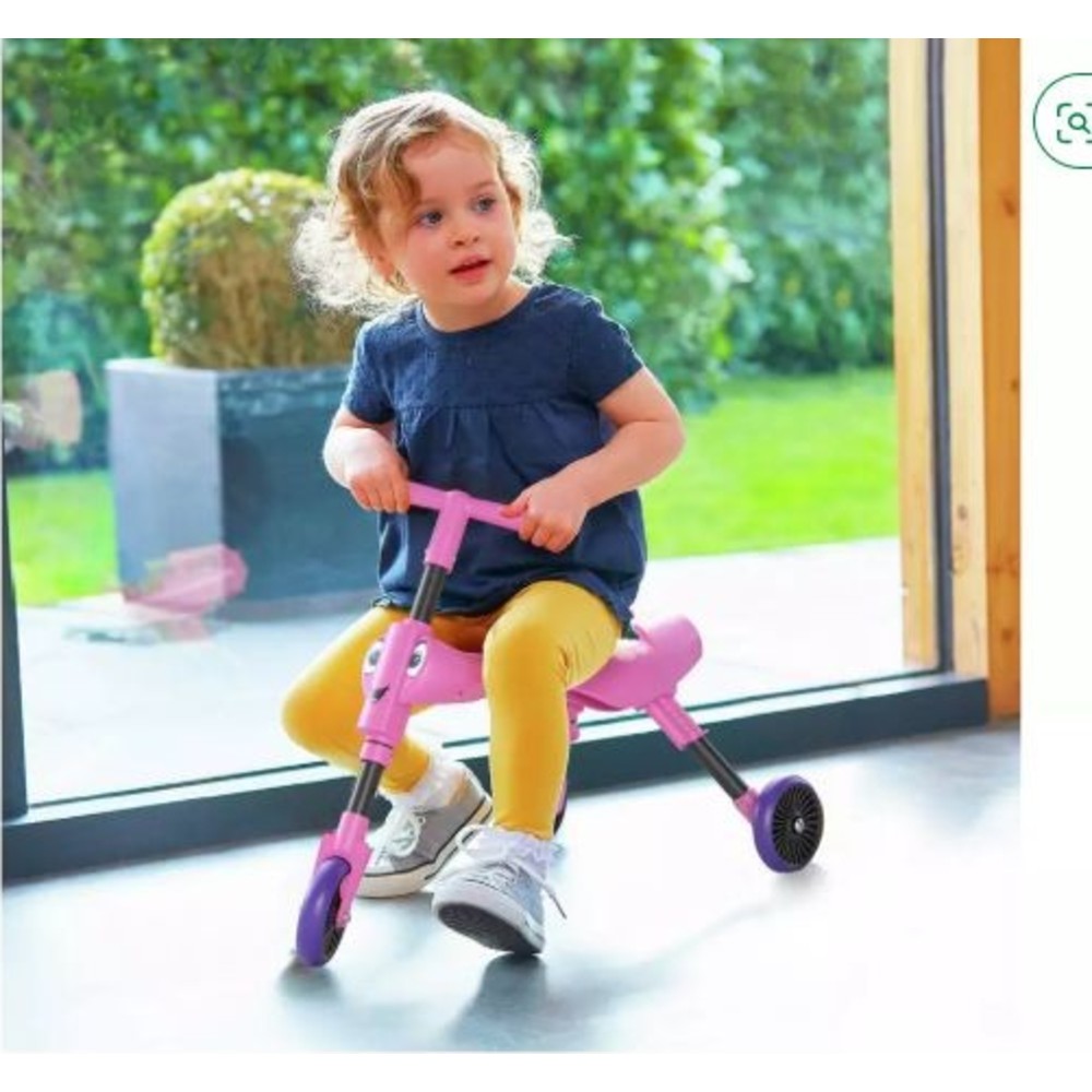 Scuttle Bug - Mookie Butterfly Ride-On - Pink/Purple