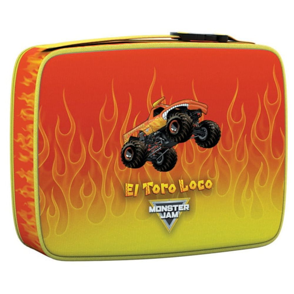 ألعاب يوروغرافيكس - مجموعة أحجية مونستر جام إل تورو لوكو في حقيبة غداء - 100 قطعة