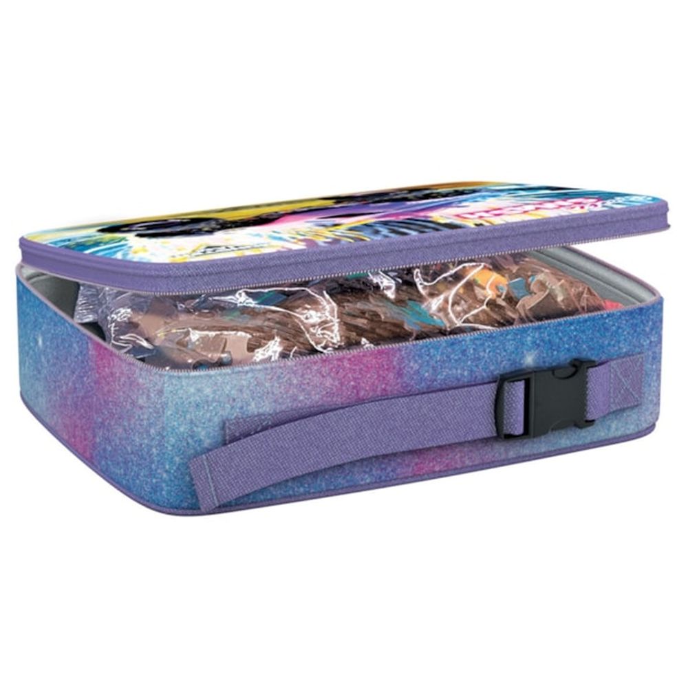 ألعاب يوروغرافيكس - مجموعة أحجية مونستر جام سباركل سماش في حقيبة غداء - 100 قطعة