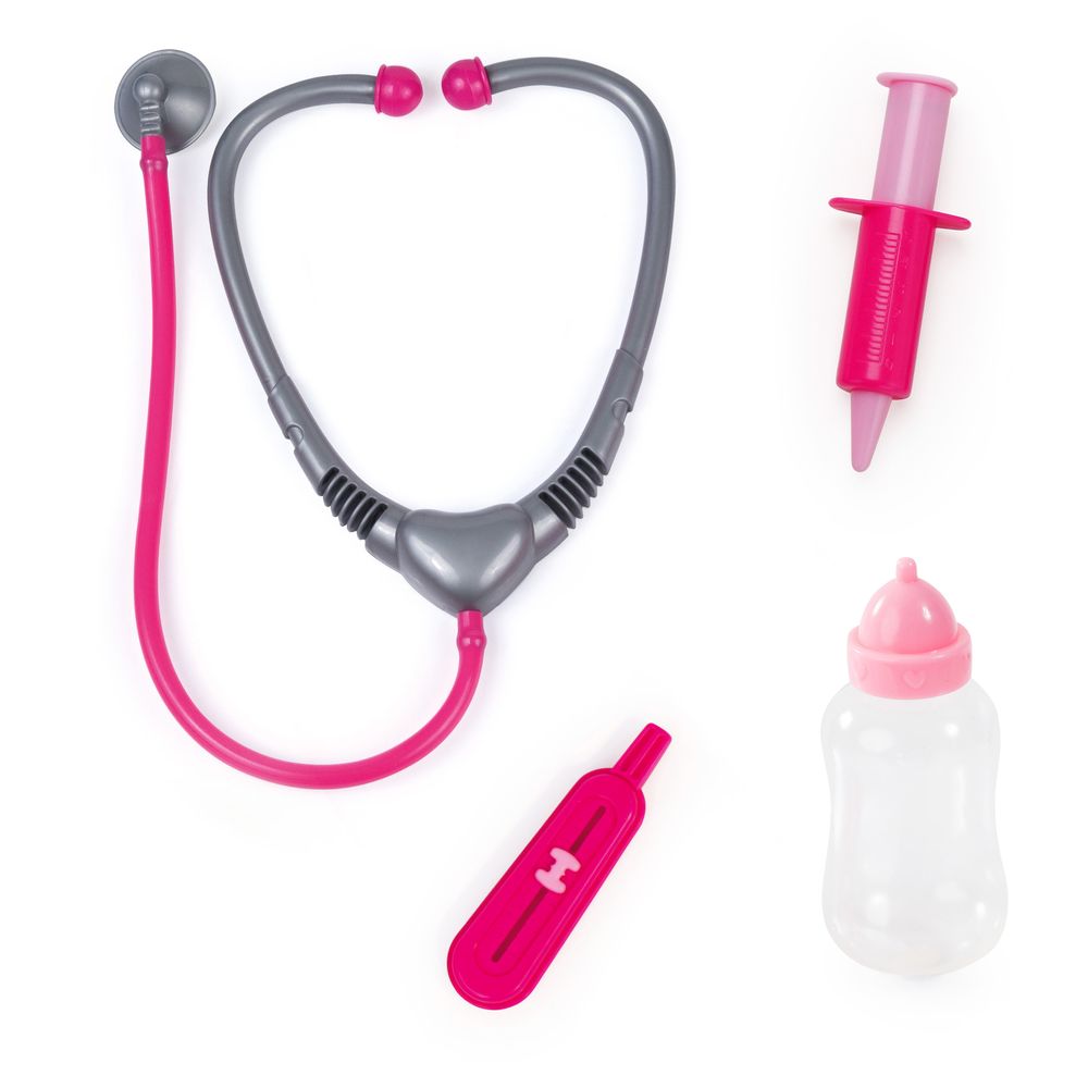 Bayer - Doctor Set Doll Playset - 5 Pcs - 38 cm