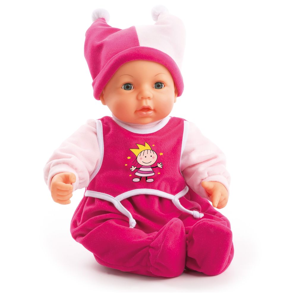 Bayer - Hello Baby Function Doll With Pacifier & Bottle - 46 cm