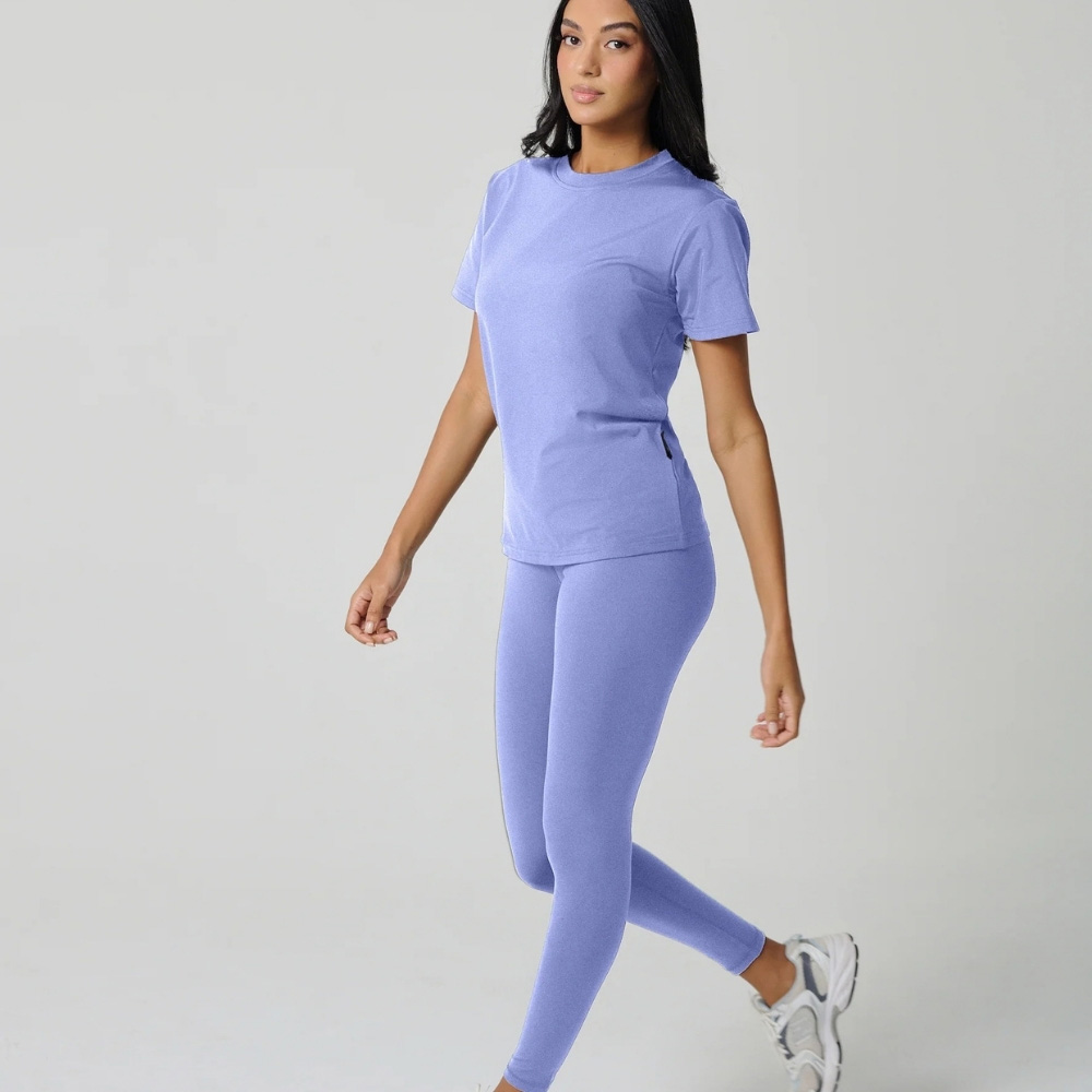 Mulu - Women's Classic Leggings - Light Blue