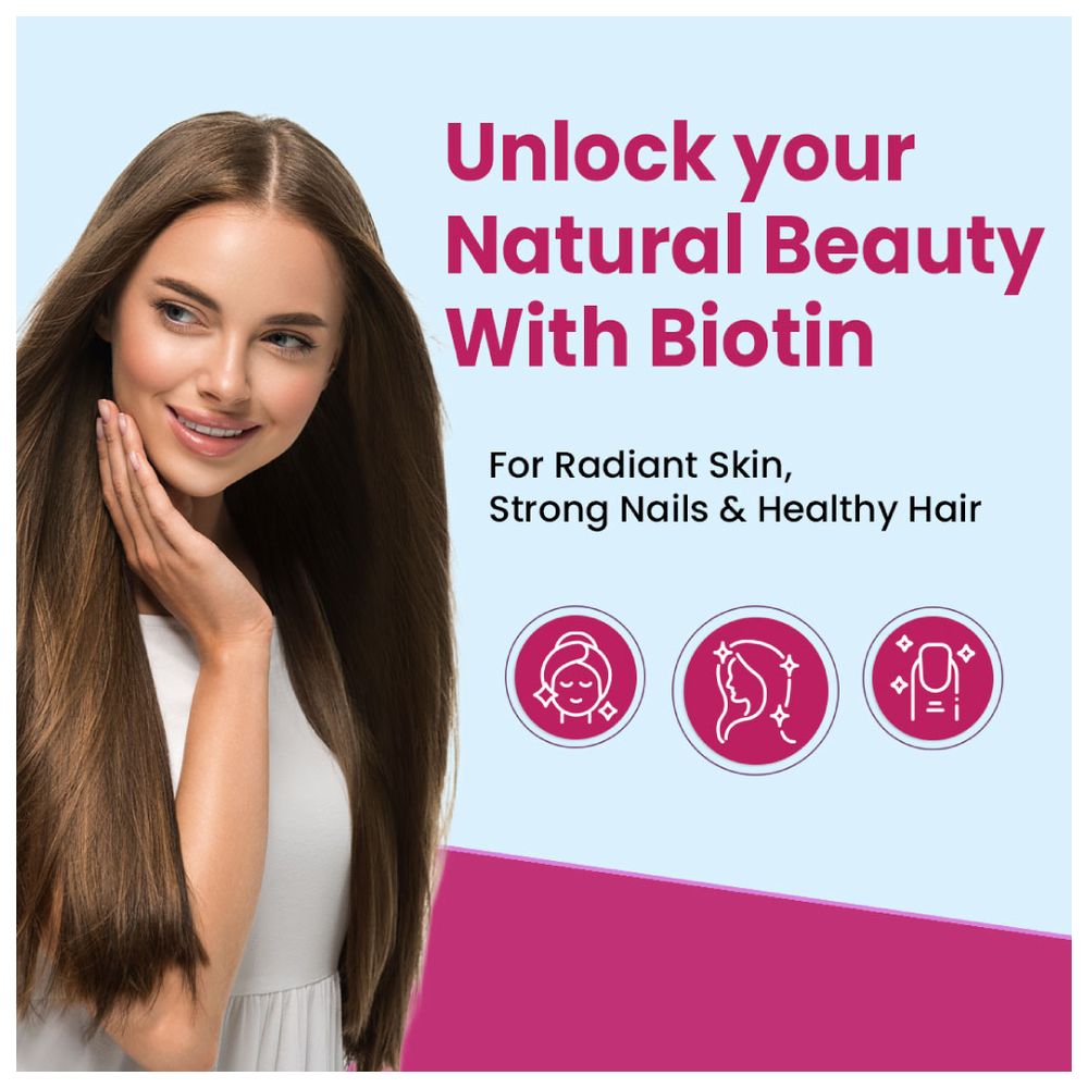 Zeroharm - Biotin 2500 Supplement Capsules - 60 Pcs