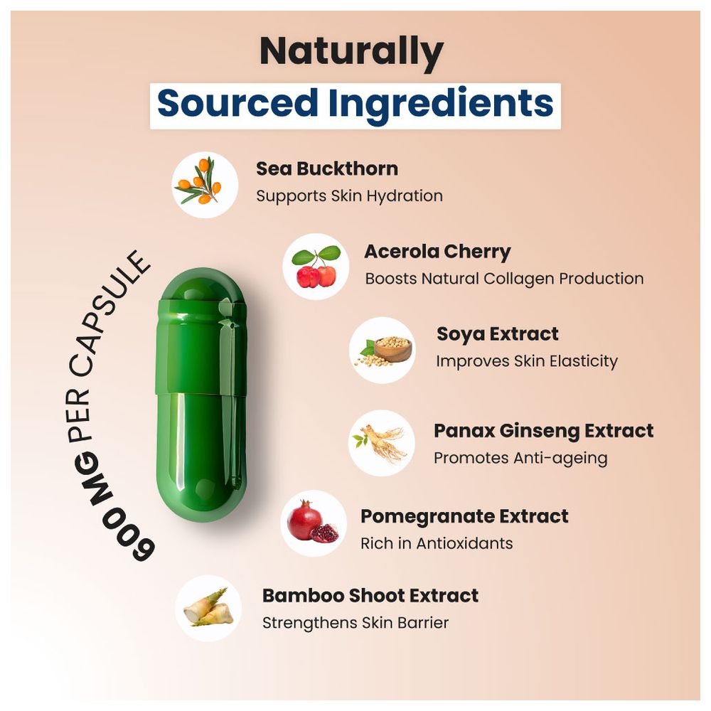 كبسولات زيروهارم - مكمل غذائي لبناء الكولاجين - 60 كبسولة