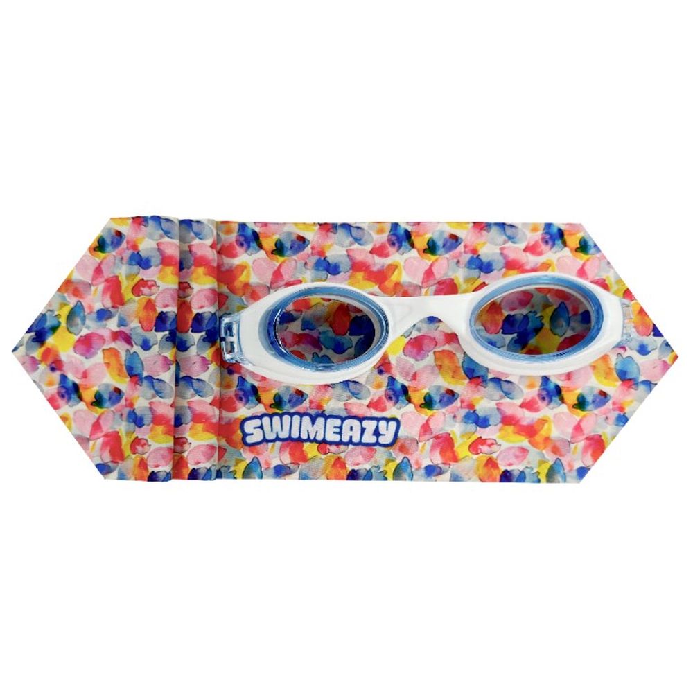 Swimeazy - Daisy Dip Headband And White Goggle