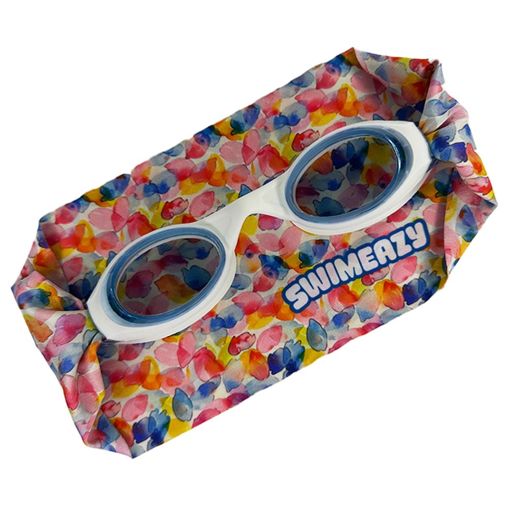 Swimeazy - Daisy Dip Headband And White Goggle