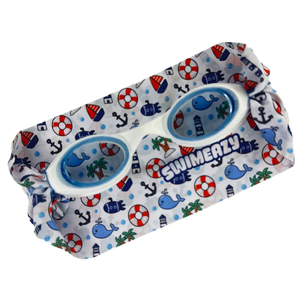 Swimeazy - Mini Sailor Headband And White Google