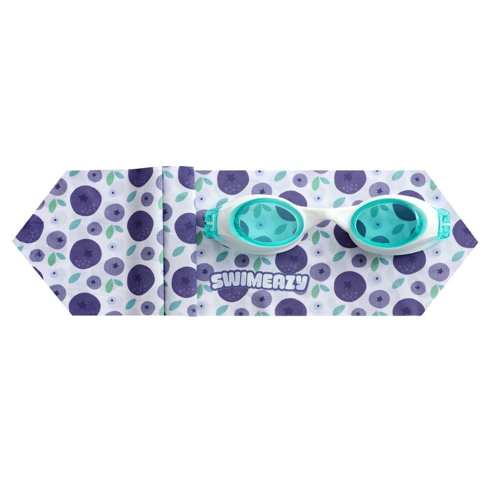 Swimeazy - Berri Pop Headband And White Goggles
