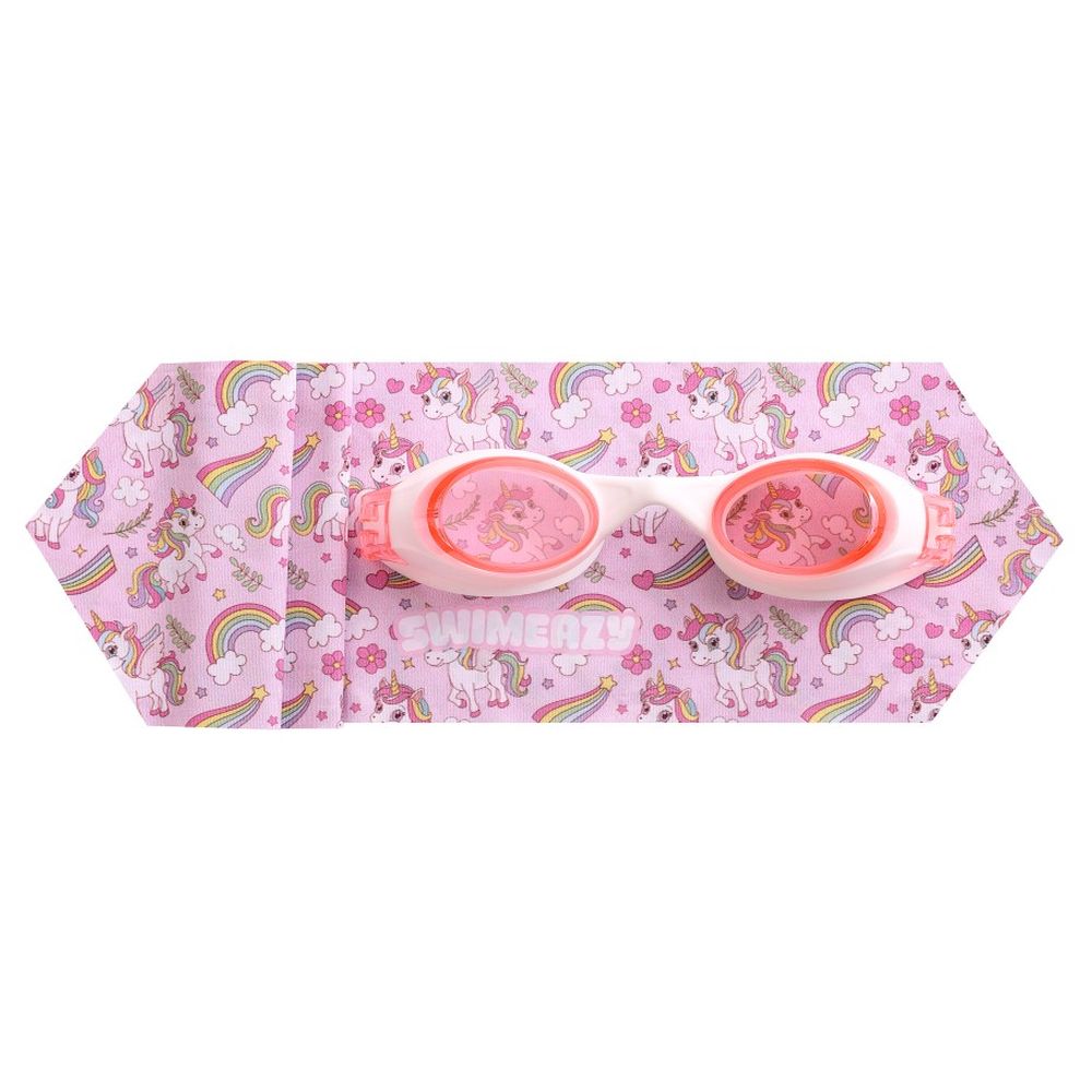 Swimeazy - Dreamicorn Headband And White Goggle
