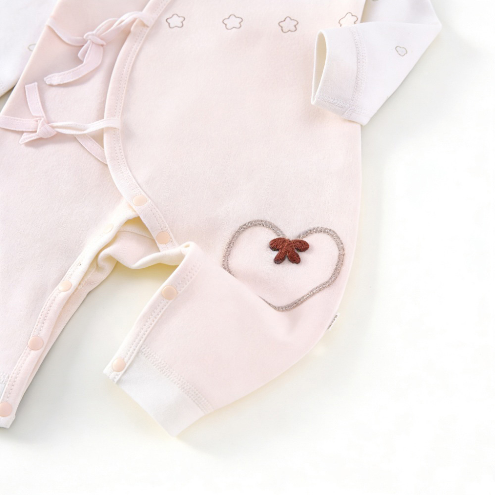 Hongyuer Baby Love Star Full Sleeve Bodysuit