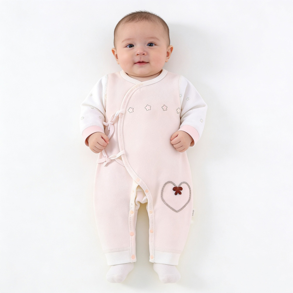 Hongyuer Baby Love Star Full Sleeve Bodysuit