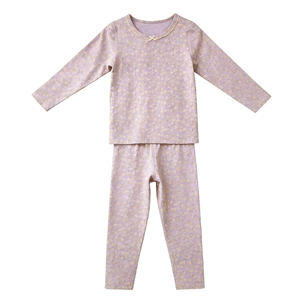 Hongyuer 2pc-Set - Girl's Little Floral T-Shirt And Pajamas