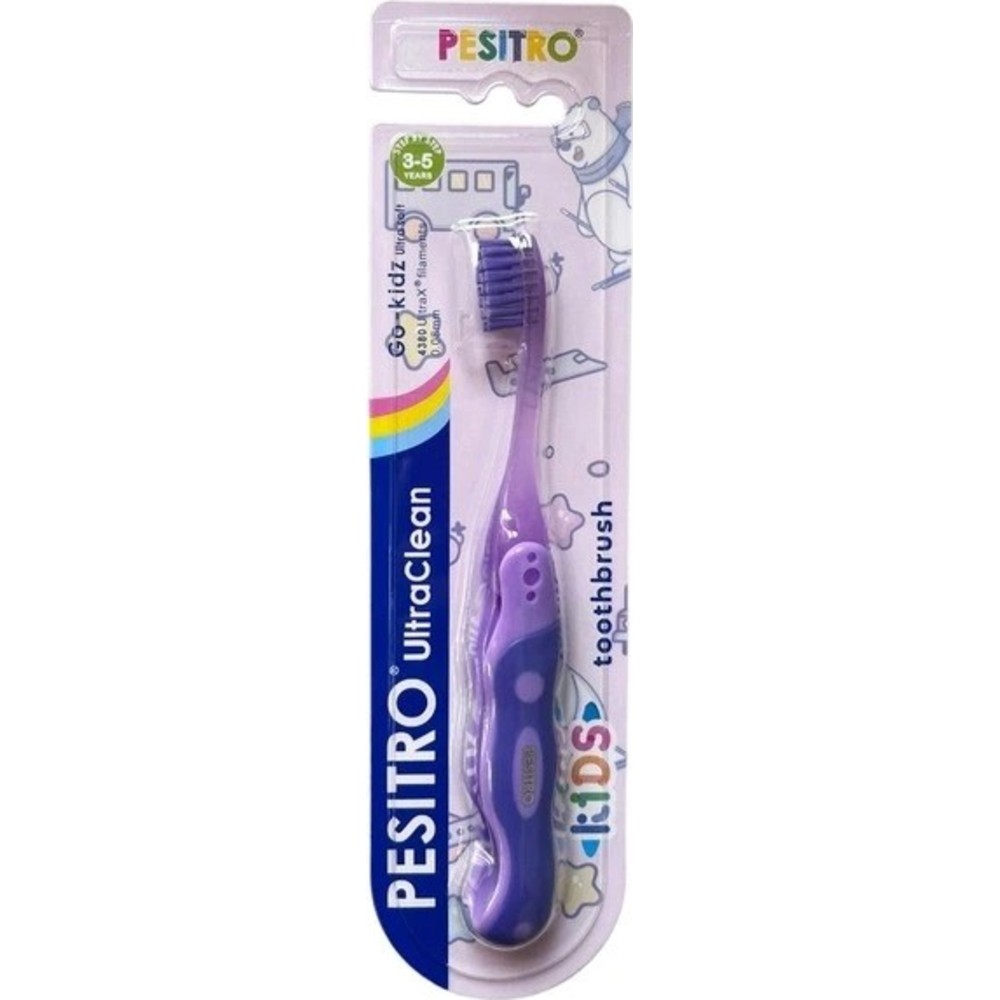 Pesitro - UltraClean Go-Kidz Ultra Soft Toothbrush - Purple