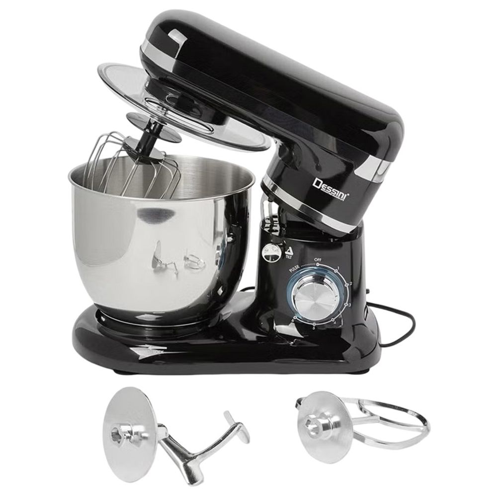 خلاط كهربائي سوبر ستار - أسود/فضي - 4.5 لتر - 500 واط