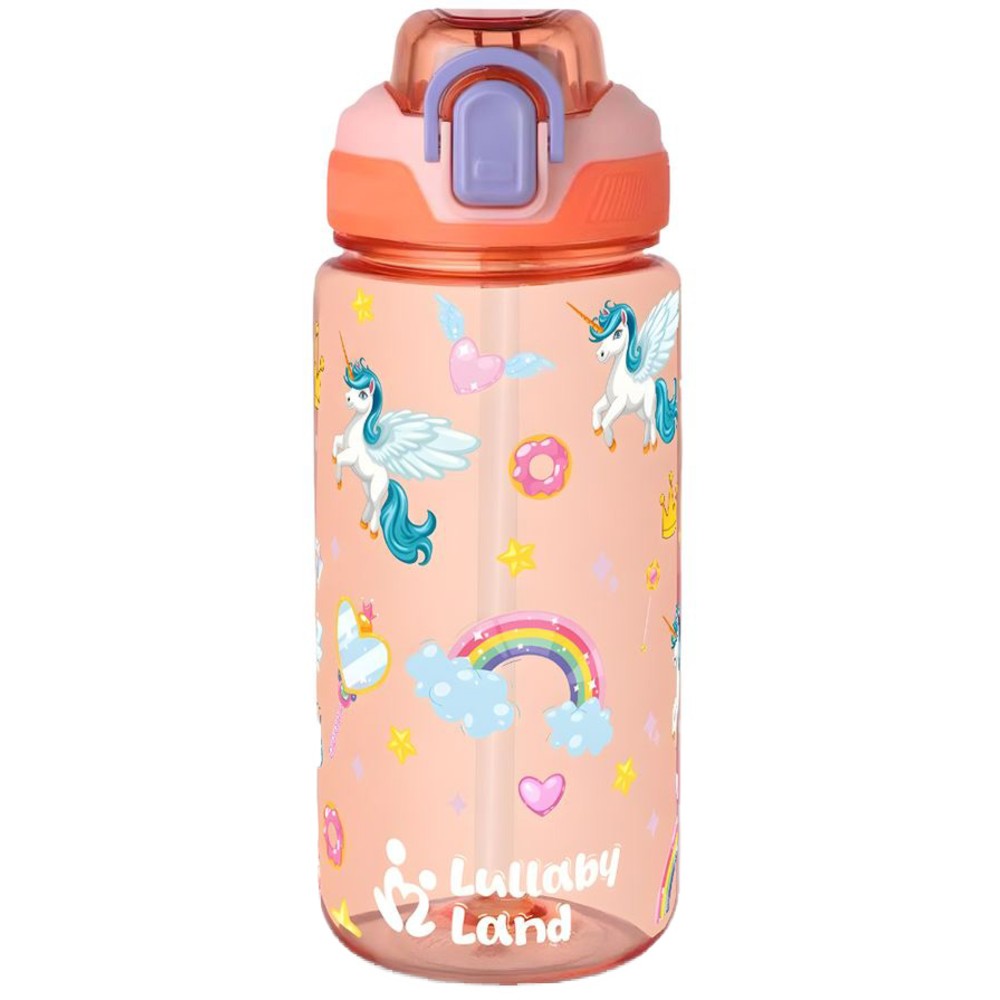 Lullaby Land Unicorn Water Bottle - Pink - 600 ml