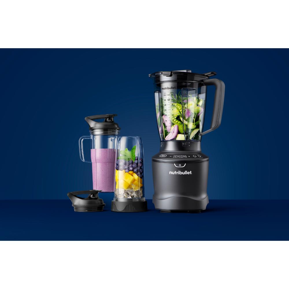 خلاط نوتري بوليت - سمارت سينس كومبو - أسود